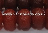 CAG6751 15 inches 12*16mm rondelle red pilates agate beads