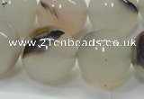 CAG6764 15 inches 14mm round Montana agate beads wholesale