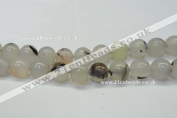 CAG6764 15 inches 14mm round Montana agate beads wholesale