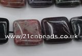 CAG6778 15.5 inches 12*12mm square Indian agate beads wholesale