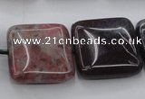 CAG6780 15.5 inches 16*16mm square Indian agate beads wholesale