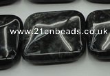 CAG6785 15.5 inches 25*25mm square Indian agate beads wholesale