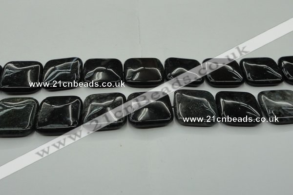 CAG6785 15.5 inches 25*25mm square Indian agate beads wholesale