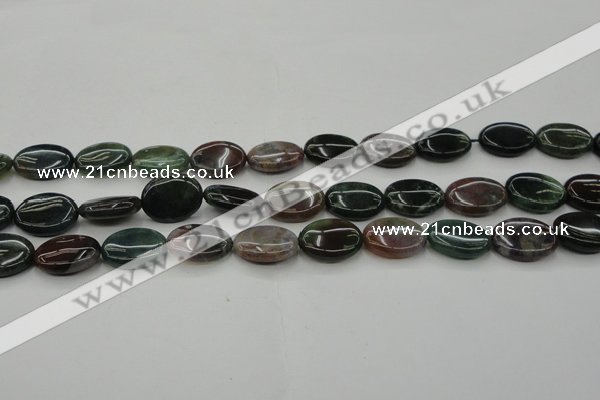 CAG6795 15.5 inches 10*14mm oval Indian agate beads wholesale