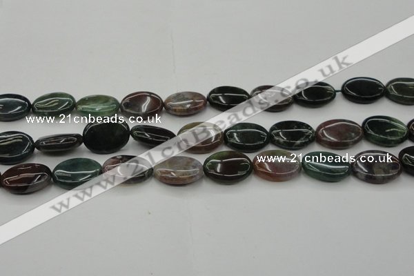 CAG6797 15.5 inches 13*18mm oval Indian agate beads wholesale