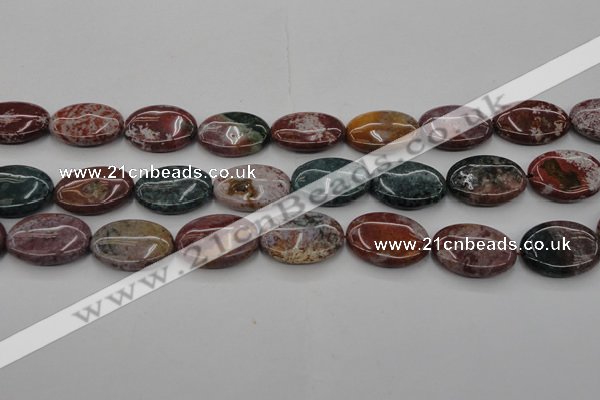 CAG6799 15.5 inches 18*25mm oval Indian agate beads wholesale