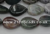 CAG6801 15.5 inches 10*14mm flat teardrop Indian agate beads