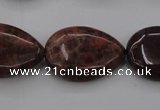 CAG6807 15.5 inches 18*25mm flat teardrop Indian agate beads