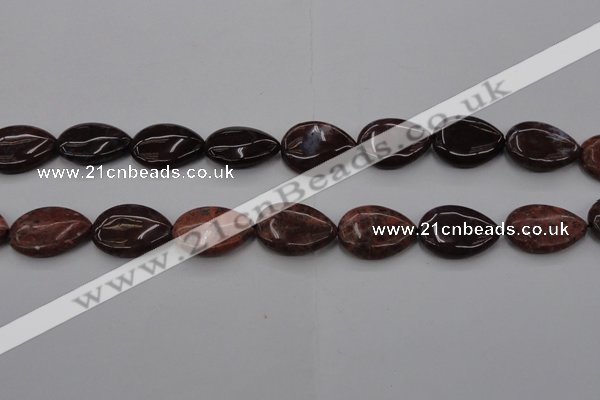 CAG6807 15.5 inches 18*25mm flat teardrop Indian agate beads