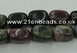 CAG6834 15.5 inches 10*15mm nuggets Indian agate beads wholesale