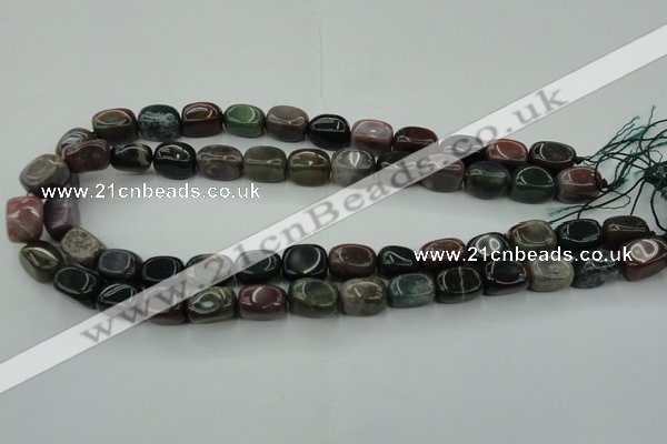 CAG6834 15.5 inches 10*15mm nuggets Indian agate beads wholesale