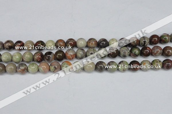 CAG7003 15.5 inches 10mm round ocean agate gemstone beads