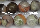 CAG7006 15.5 inches 16mm round ocean agate gemstone beads