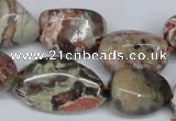 CAG7021 15.5 inches 13*18mm - 15*20mm nuggets ocean agate beads