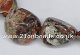 CAG7022 15.5 inches 18*25mm - 22*35mm nuggets ocean agate beads