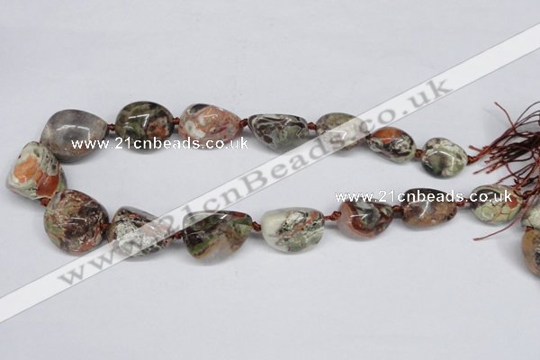 CAG7022 15.5 inches 18*25mm - 22*35mm nuggets ocean agate beads