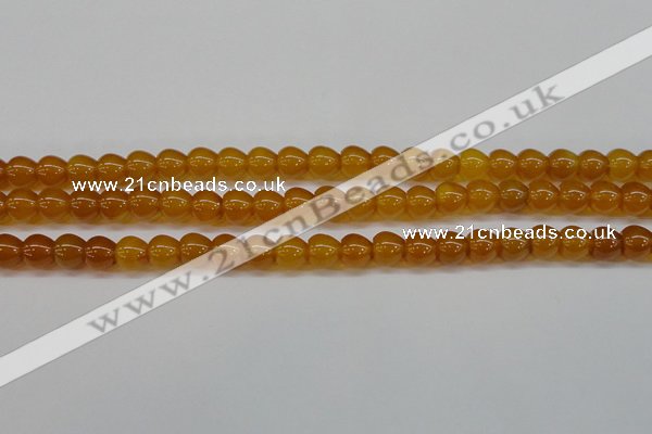 CAG7114 15.5 inches 9*10mm apple-shaped yellow agate gemstone beads