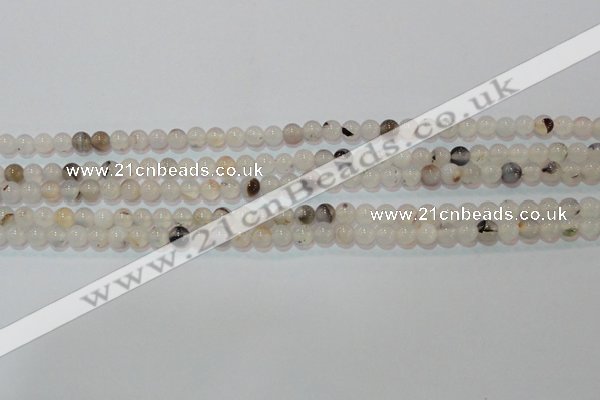 CAG7140 15.5 inches 4mm round Montana agate gemstone beads