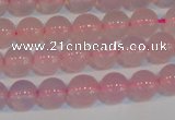 CAG7150 15.5 inches 6mm round pink agate gemstone beads