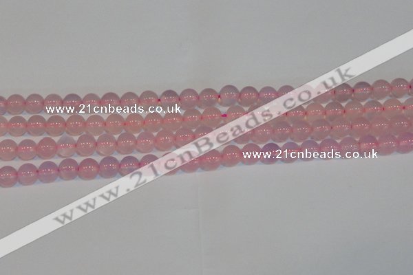 CAG7151 15.5 inches 8mm round pink agate gemstone beads