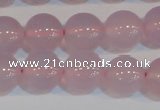 CAG7153 15.5 inches 12mm round pink agate gemstone beads