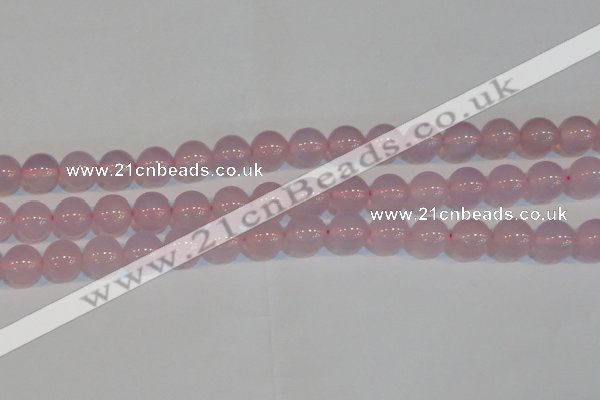CAG7153 15.5 inches 12mm round pink agate gemstone beads