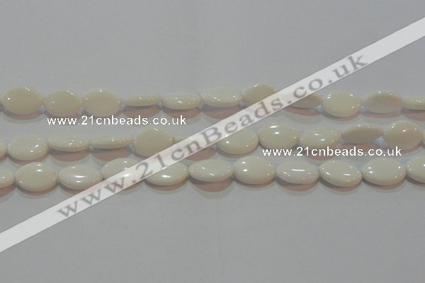 CAG7230 15.5 inches 13*18mm marquise white agate gemstone beads