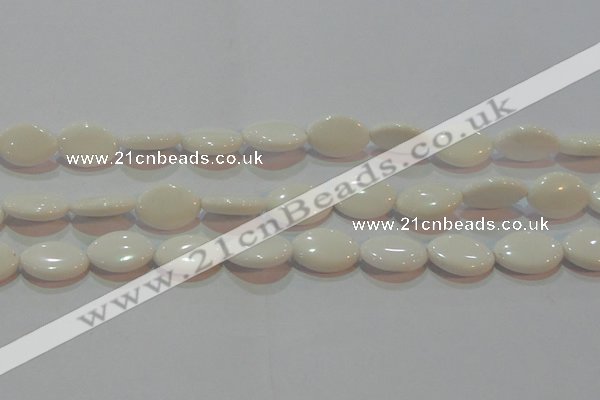CAG7231 15.5 inches 15*20mm marquise white agate gemstone beads