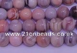 CAG7302 15.5 inches 8mm round red botswana agate gemstone beads