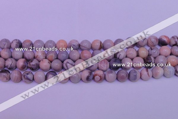 CAG7304 15.5 inches 12mm round red botswana agate gemstone beads