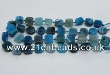 CAG7353 15.5 inches 14*15mm - 16*18mm octagonal dragon veins agate beads