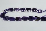 CAG7390 15.5 inches 15*20mm - 18*25mm freeform dragon veins agate beads