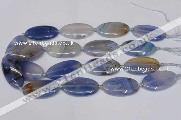 CAG7420 15.5 inches 20*38mm oval botswana agate beads