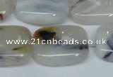 CAG7422 15.5 inches 15*20mm rectangle Montana agate beads