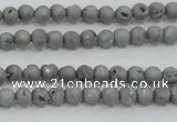 CAG7442 15.5 inches 4mm round plated druzy agate beads wholesale