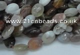 CAG753 15.5 inches 6*8mm faceted oval botswana agate beads