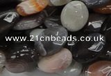 CAG757 15.5 inches 12*16mm faceted oval botswana agate beads