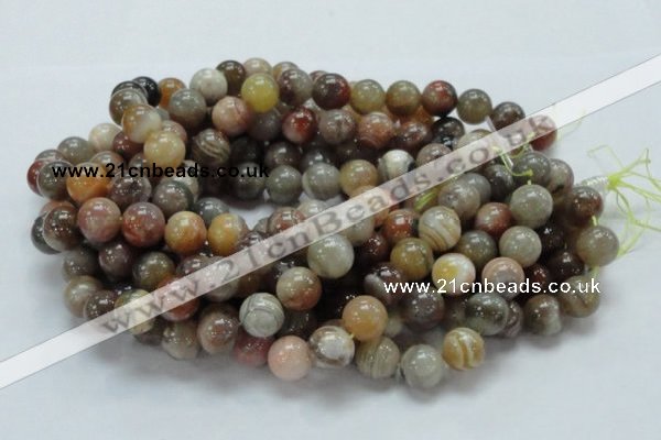 CAG766 15.5 inches 14mm round yellow agate gemstone beads wholesale