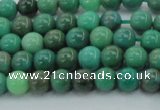 CAG7904 15.5 inches 6mm round grass agate beads wholesale