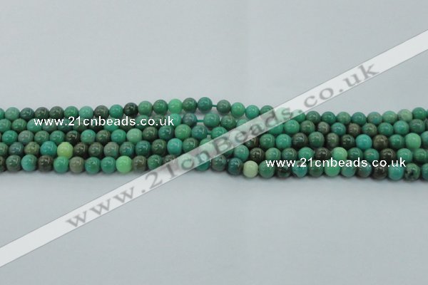 CAG7904 15.5 inches 6mm round grass agate beads wholesale