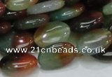 CAG795 15.5 inches 13*18mm oval rainbow agate gemstone beads