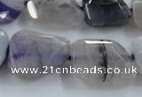 CAG8500 15.5 inches 15*20mm - 18*25mm freeform dragon veins agate beads