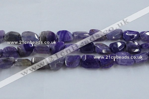 CAG8501 15.5 inches 15*20mm - 18*25mm freeform dragon veins agate beads