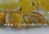 CAG8503 15.5 inches 15*20mm - 18*25mm freeform dragon veins agate beads