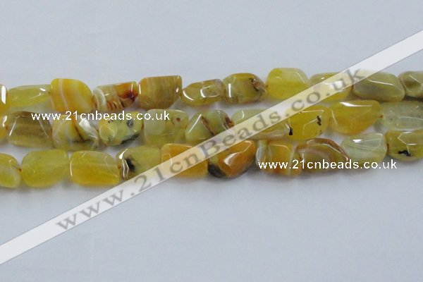 CAG8503 15.5 inches 15*20mm - 18*25mm freeform dragon veins agate beads