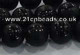 CAG8687 15.5 inches 10mm round matte tibetan agate gemstone beads