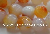 CAG869 15.5 inches 16mm faceted round agate gemstone beads
