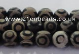 CAG8700 15.5 inches 6mm round matte tibetan agate gemstone beads