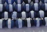 CAG8715 15.5 inches 6mm round matte tibetan agate gemstone beads