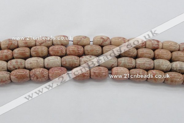 CAG8765 15.5 inches 13*18mm rice chrysanthemum agate beads